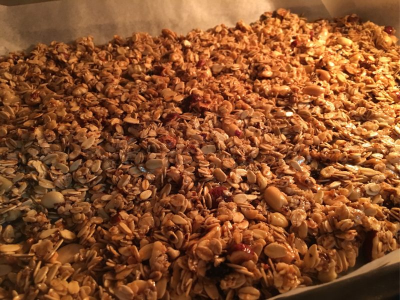 Granola Cereal Cooking Steps