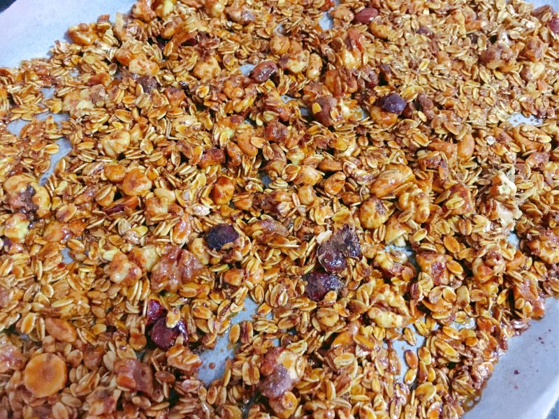 Granola Cereal Cooking Steps