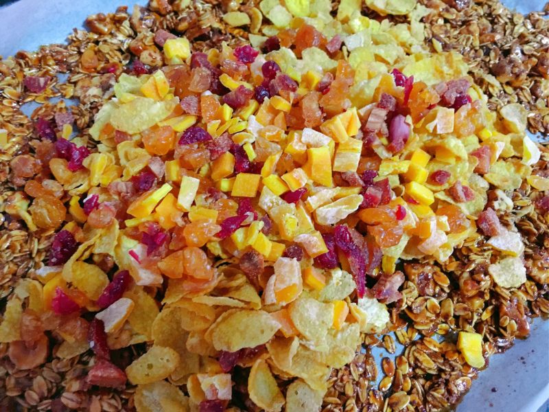 Granola Cereal Cooking Steps