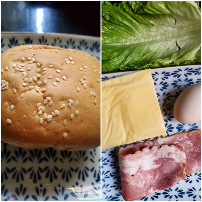 Step-by-Step Bacon and Egg Burger