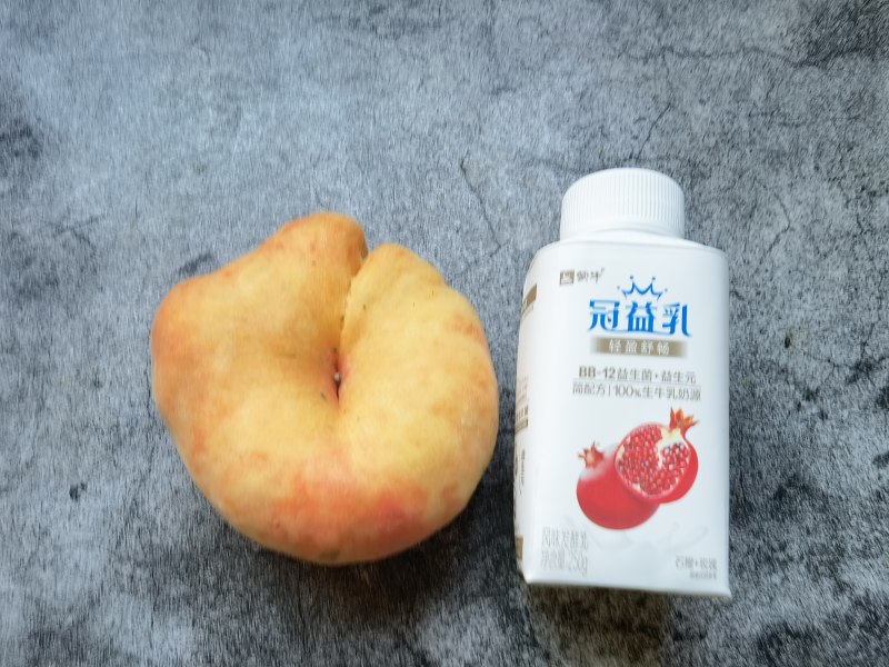 Steps for making Peach Oat Yogurt Cup