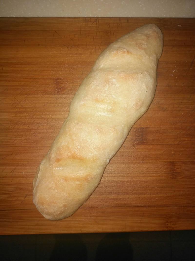 Steps for making garlic baguette