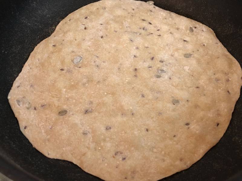 Steps for Cooking Whole Wheat Pancake Rolled with Chicken Breast