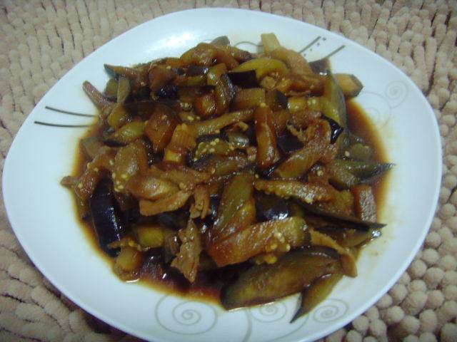 Stir-fried Eggplant with Minced Pork