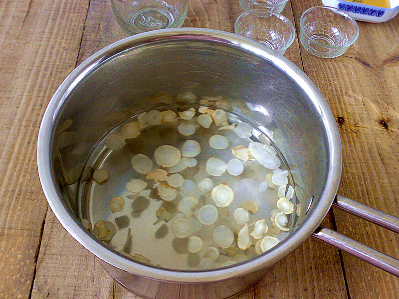 Chrysanthemum Ginseng Honey Making Steps