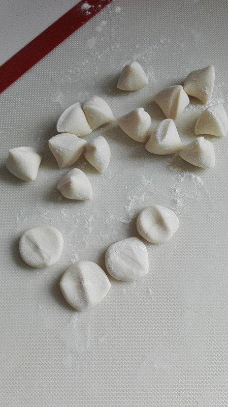 Steps to make San Yang Dumplings