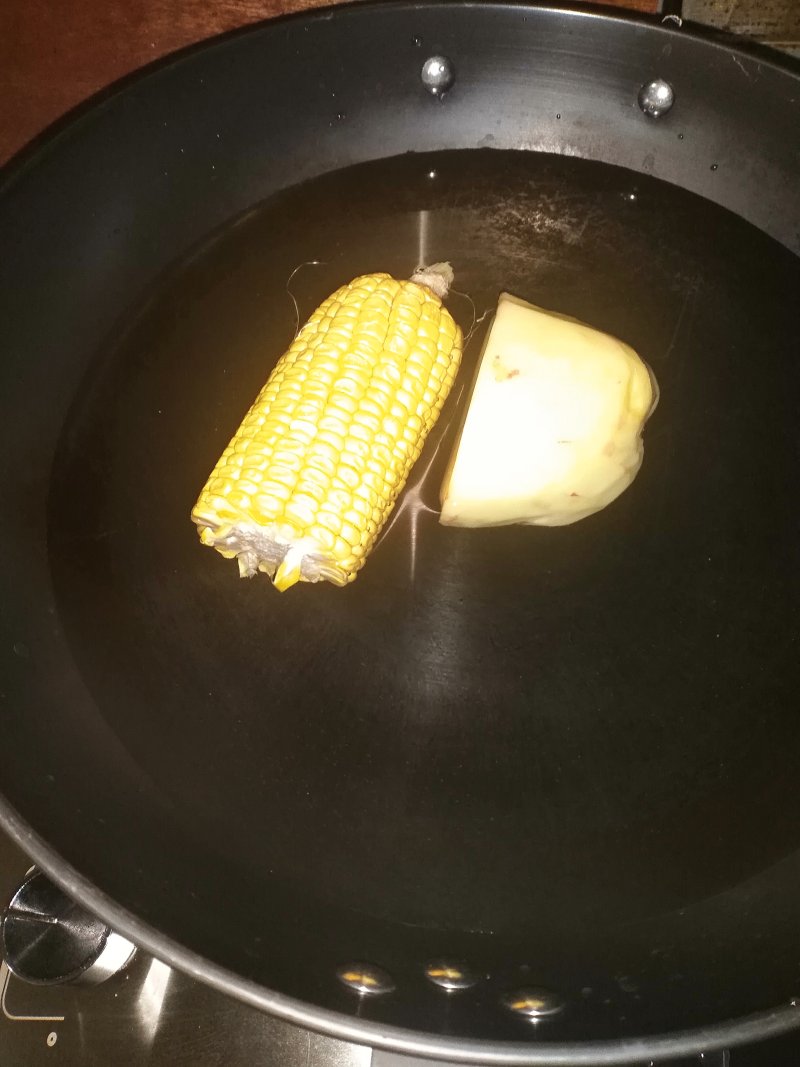 Steps for Making Potato and Corn