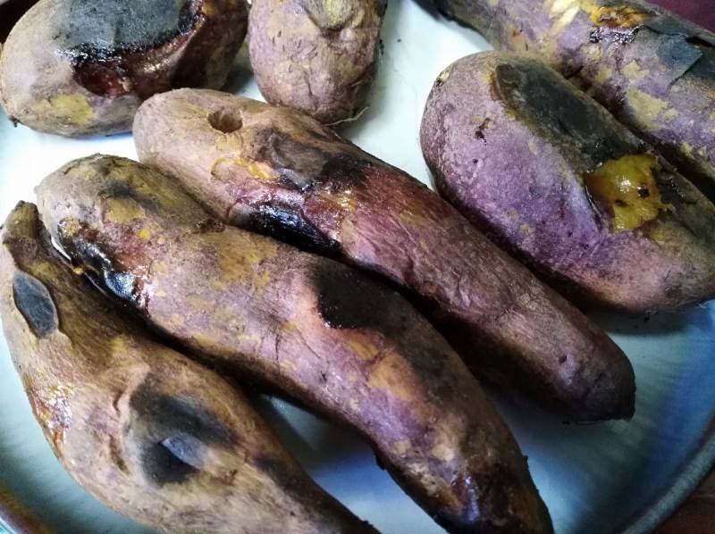 Baked Sweet Potatoes - Step by Step