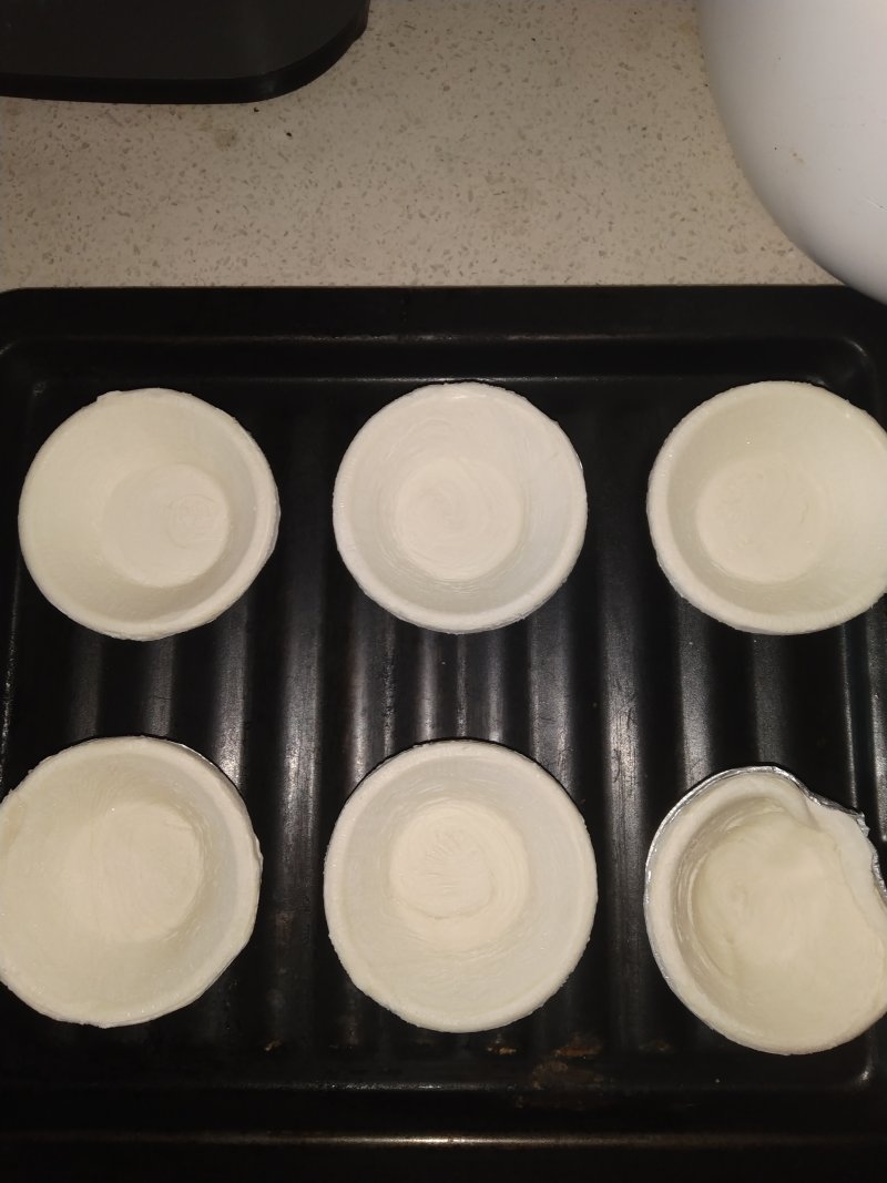 Steps for Making Simple Egg Tarts