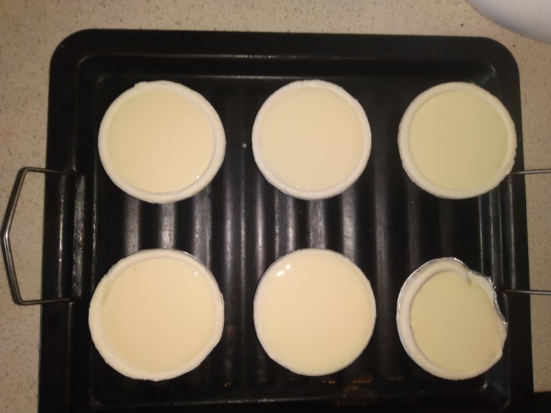 Steps for Making Simple Egg Tarts