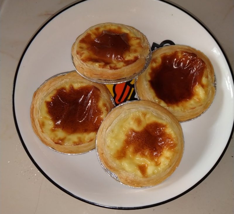 Steps for Making Simple Egg Tarts