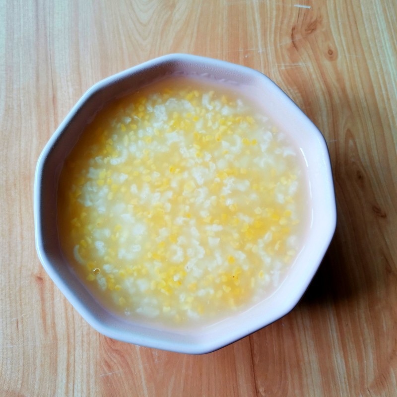 Corn and White Rice Porridge