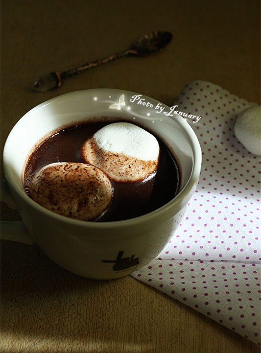 Marshmallow Hot Chocolate Milk Tea