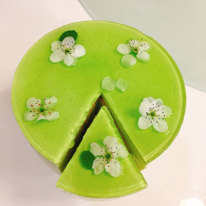 Pear Edamame Cake