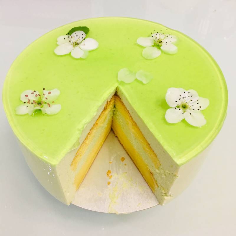 Pear Edamame Cake