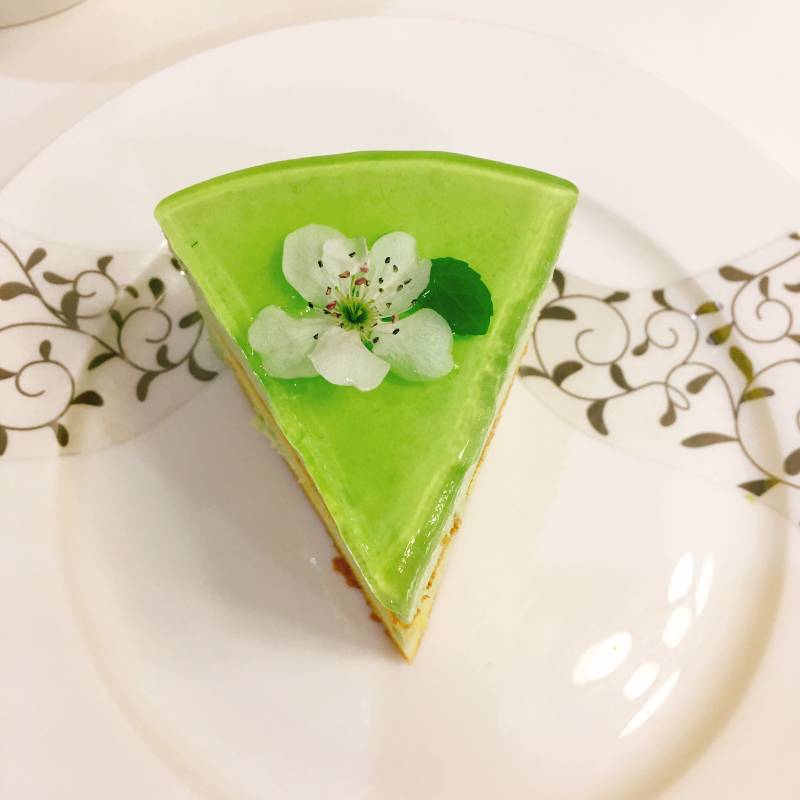 Pear Edamame Cake