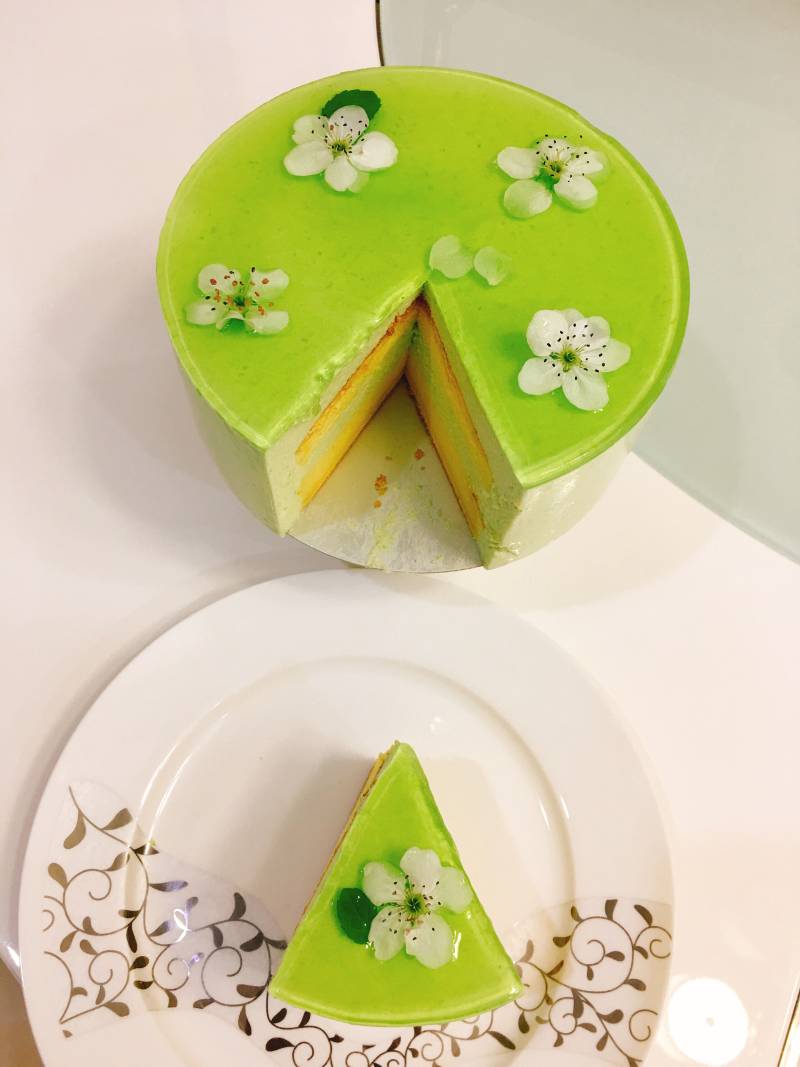 Pear Edamame Cake