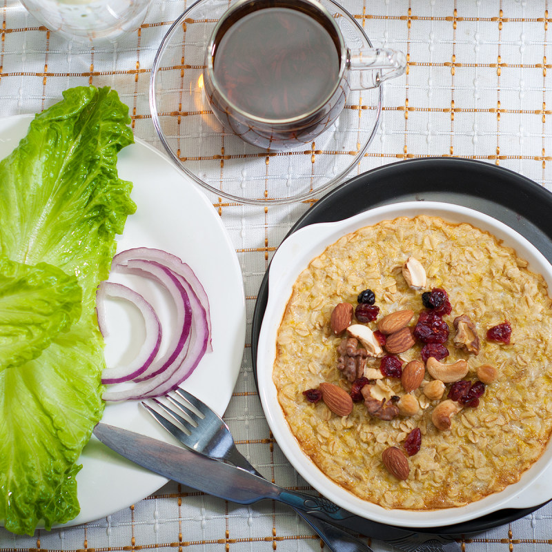 Baked Nutty Oatmeal