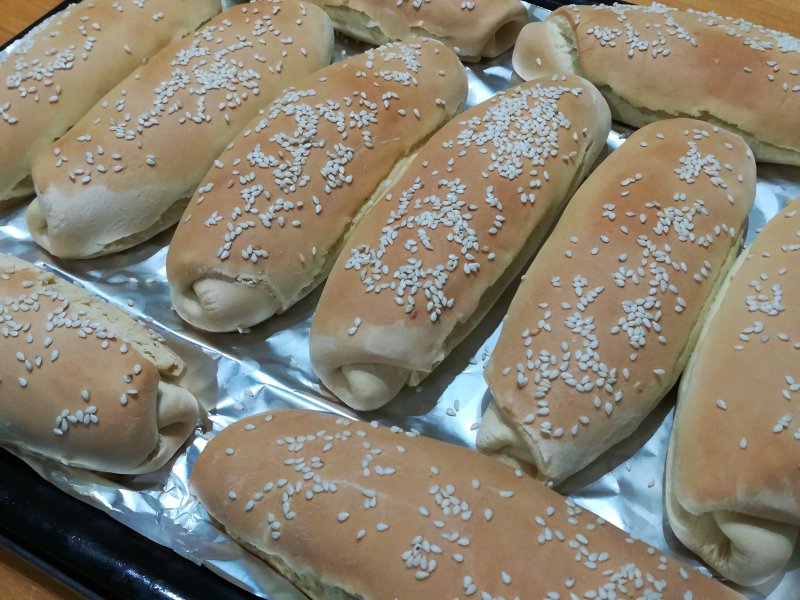 Sesame Roll Making Steps