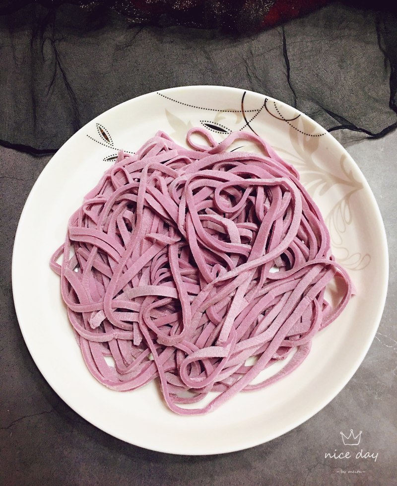 Purple Sweet Potato Handmade Noodles