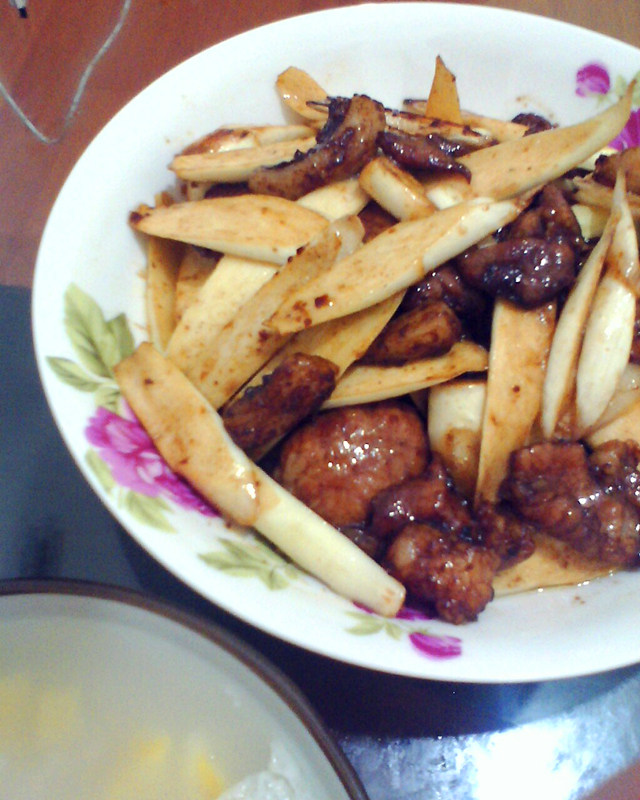 Stir-fried Pork with Bamboo Shoots