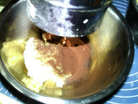 Marble Cocoa Bicolor Cookies Making Steps