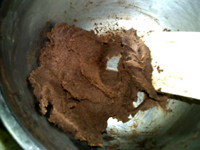 Marble Cocoa Bicolor Cookies Making Steps