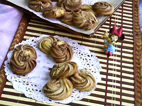 Marble Cocoa Bicolor Cookies