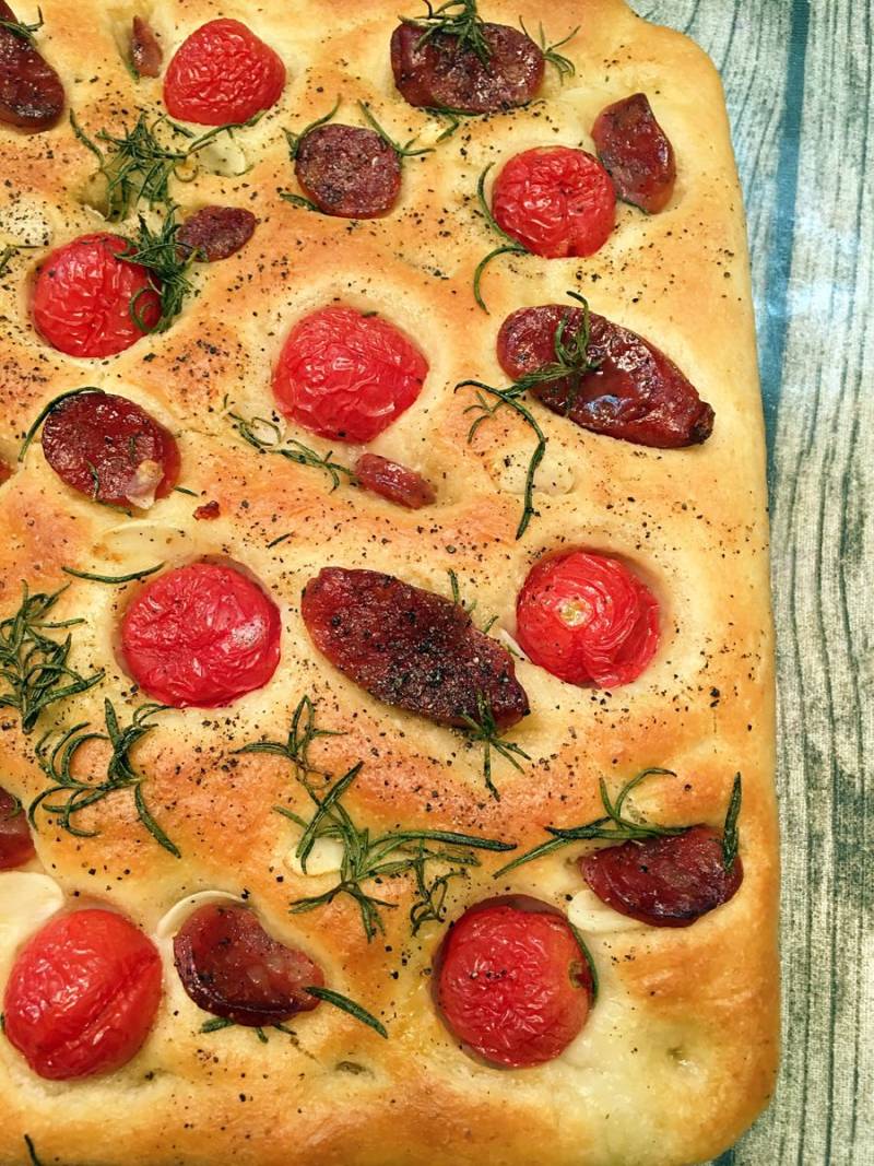 Steps for making Focaccia Bread