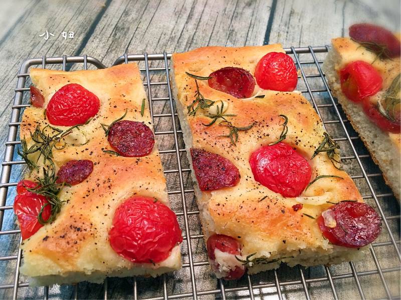 Steps for making Focaccia Bread