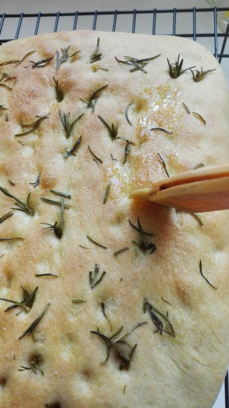 Steps to make Rosemary Whole Wheat Focaccia