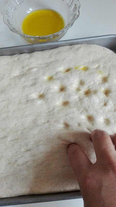 Steps to make Rosemary Whole Wheat Focaccia