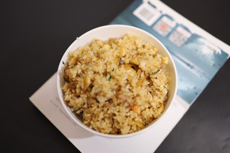 Fried Rice with Oil Tofu and Minced Meat