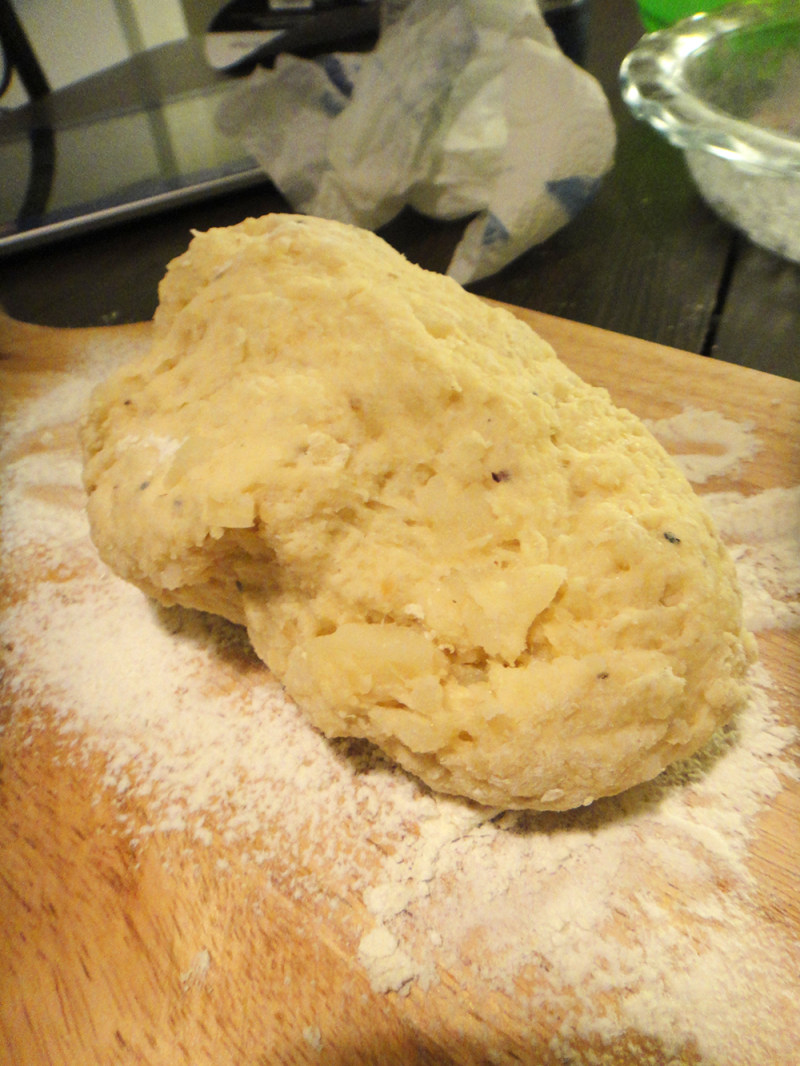 Homemade Italian Potato Gnocchi Making Steps