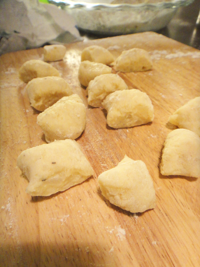 Homemade Italian Potato Gnocchi Making Steps