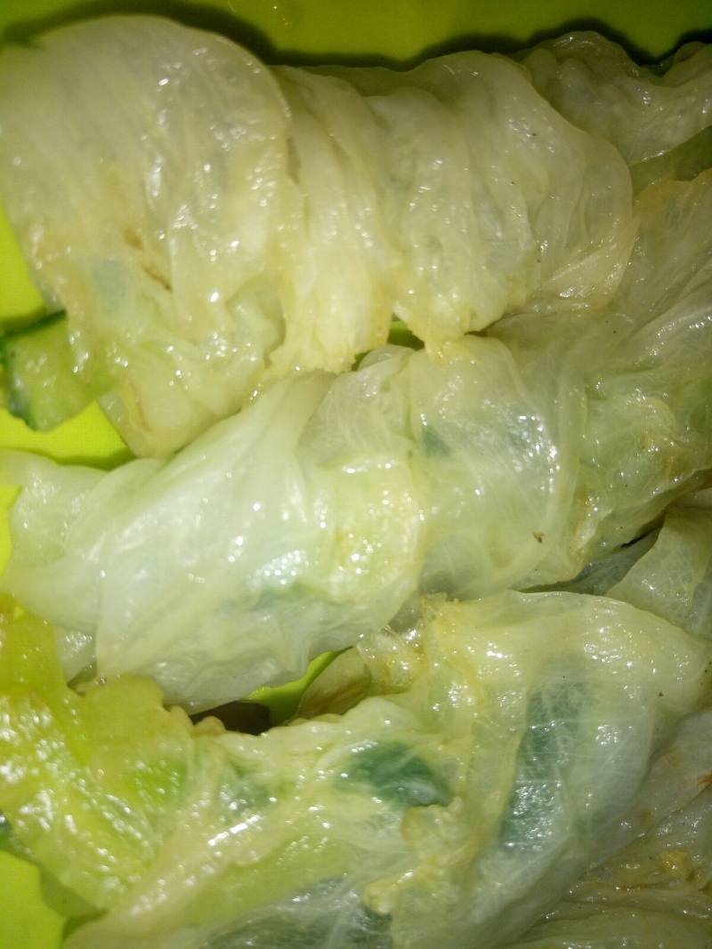 Steps to Cook Cabbage Wrapped Cucumber