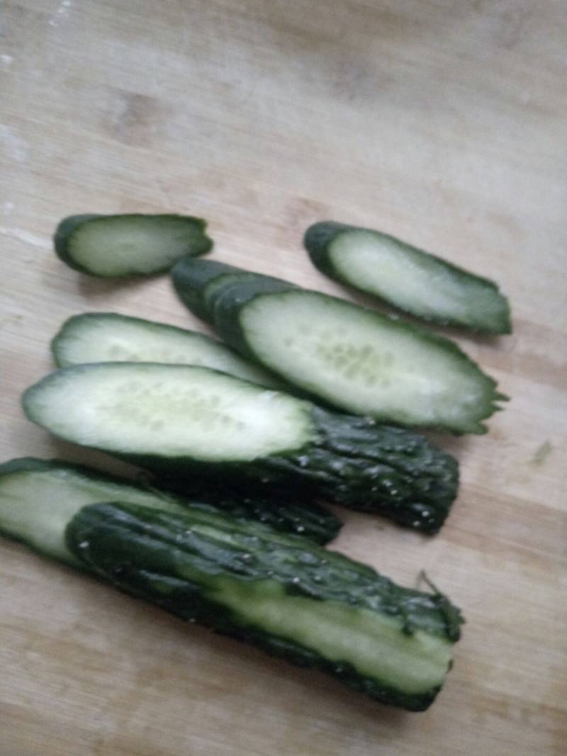 Steps to Cook Cabbage Wrapped Cucumber