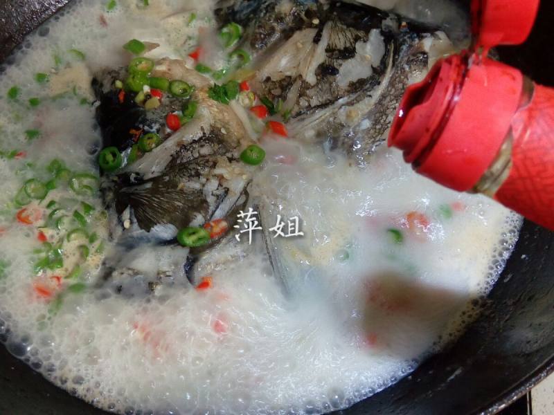 Steps for Cooking Boiled Fat Fish Head