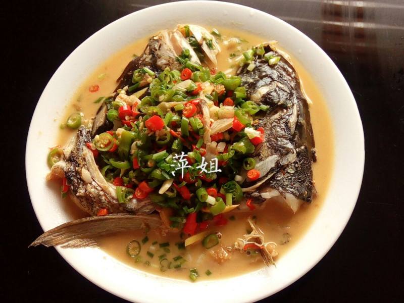 Steps for Cooking Boiled Fat Fish Head