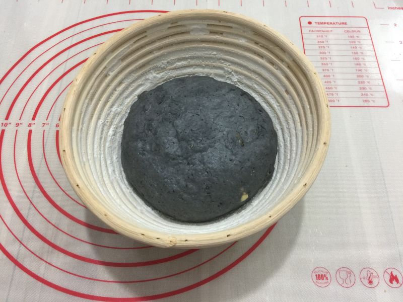 Steps for Making Black Sesame Nutritional European Bread