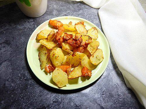 Herb Potato Wedges Cooking Steps