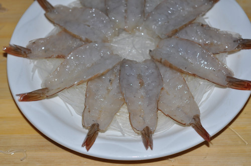 Garlic Steamed Shrimp with Glass Noodles - Step 6