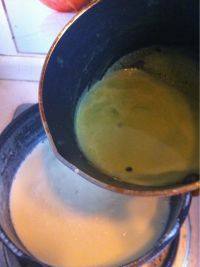 Steps for making Homemade Matcha Cream Sauce