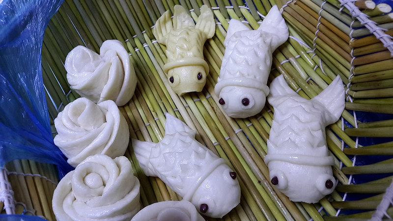 Fish-Shaped Steamed Buns Making Steps