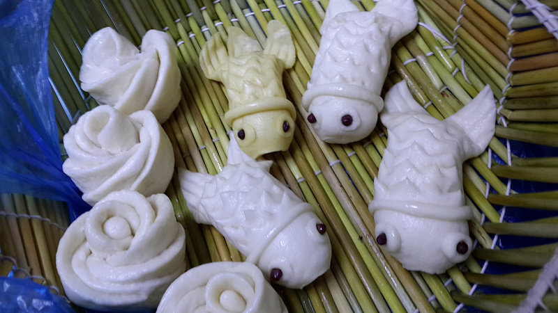 Fish-Shaped Steamed Buns