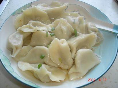 Celery and Pork Dumplings