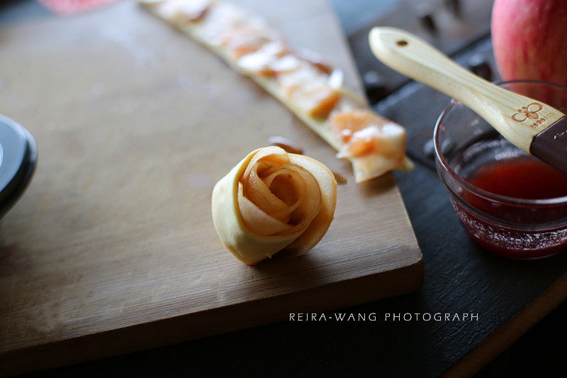 Steps to Make Rose Puff Pastry Rolls