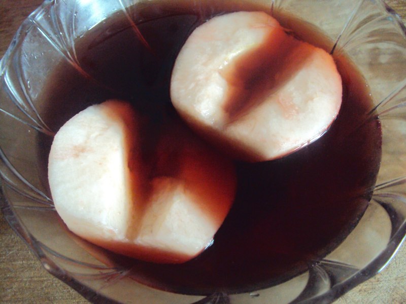 Red Wine Pear Cooking Steps