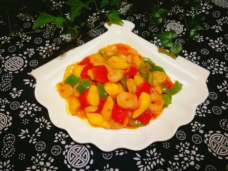 Steps for making Mango Shrimp