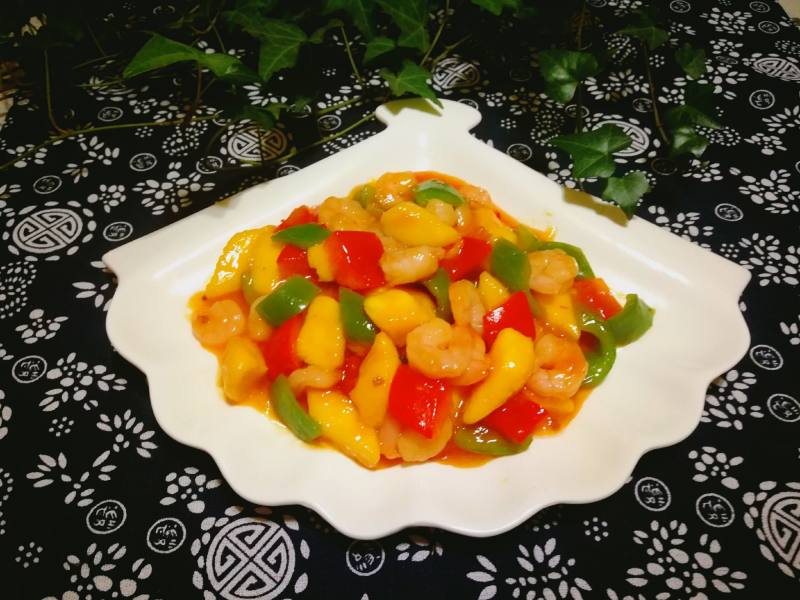 Steps for making Mango Shrimp